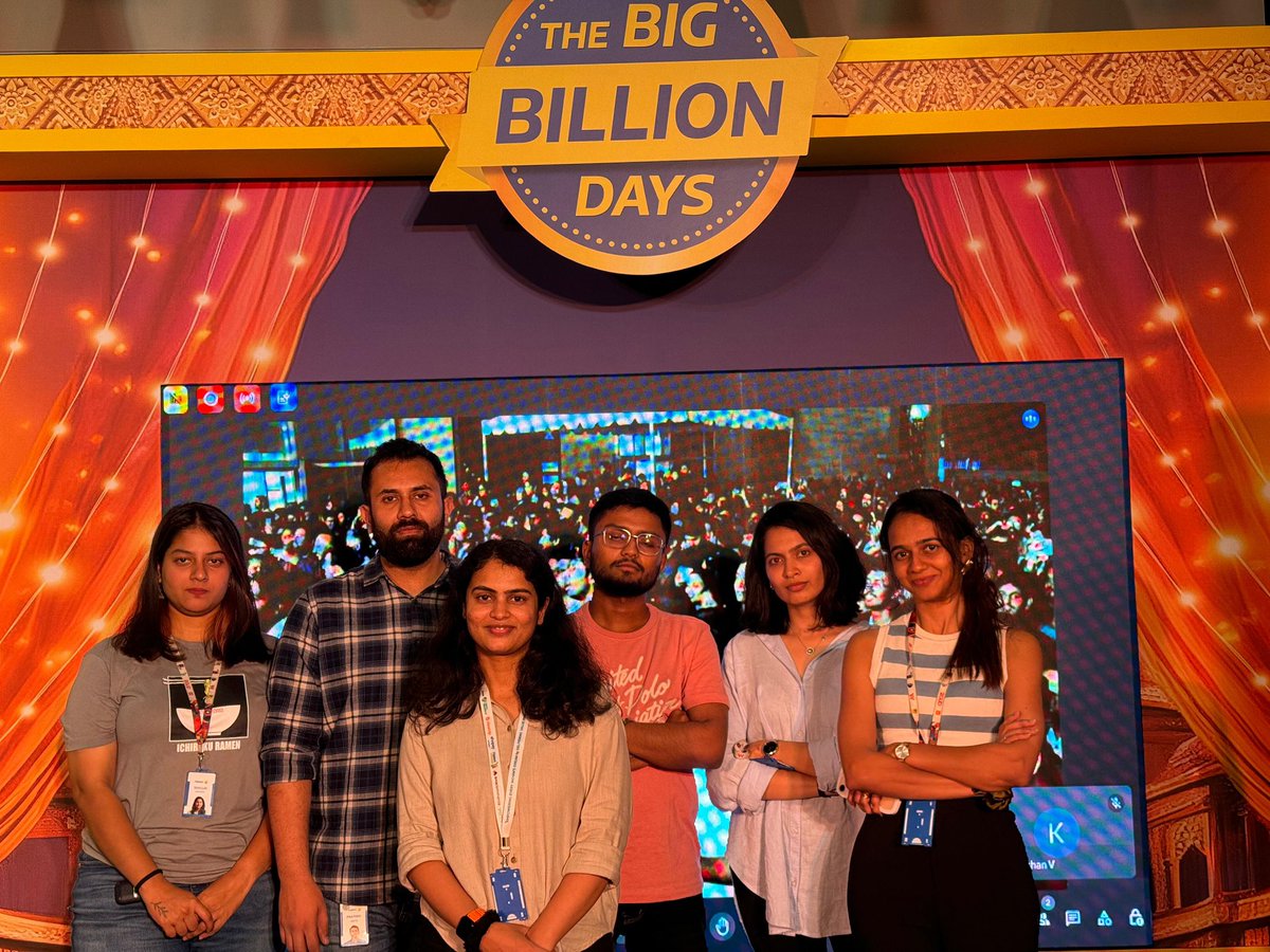 richanshaa's tweet photo. ✨Career Update✨

It’s been some time since I joined the incredible team @Flipkart . Week 1 kicked off with a user research trip, and week 2, I was thrown straight into the BBD madness. Can’t wait to keep growing alongside such a talented team❣️ https://t.co/sk9ydns7mY