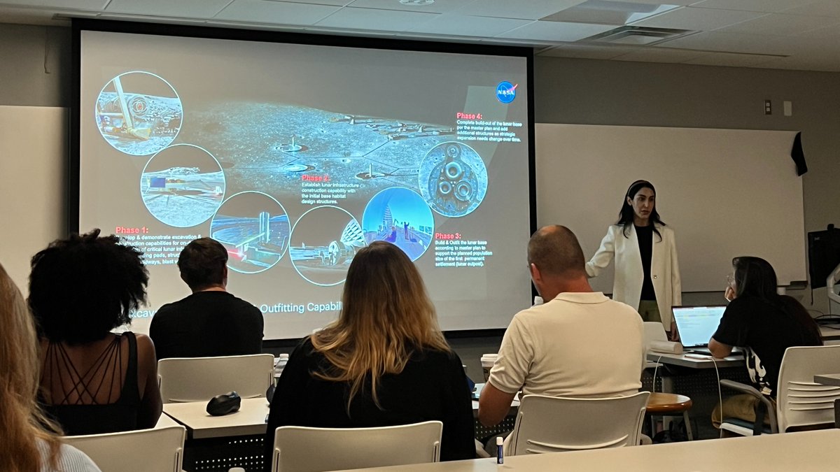emergingfields's tweet photo. We were thrilled to have @melodieyashar from @ICON3DTech as our first guest speaker. An insightful talk about ICON's journey from startup to a leader in 3D printing technology, currently working on lunar infrastructure projects , as well as 3D-printed homes in Texas. @tuwien_ace https://t.co/bx6Hhqjtbm