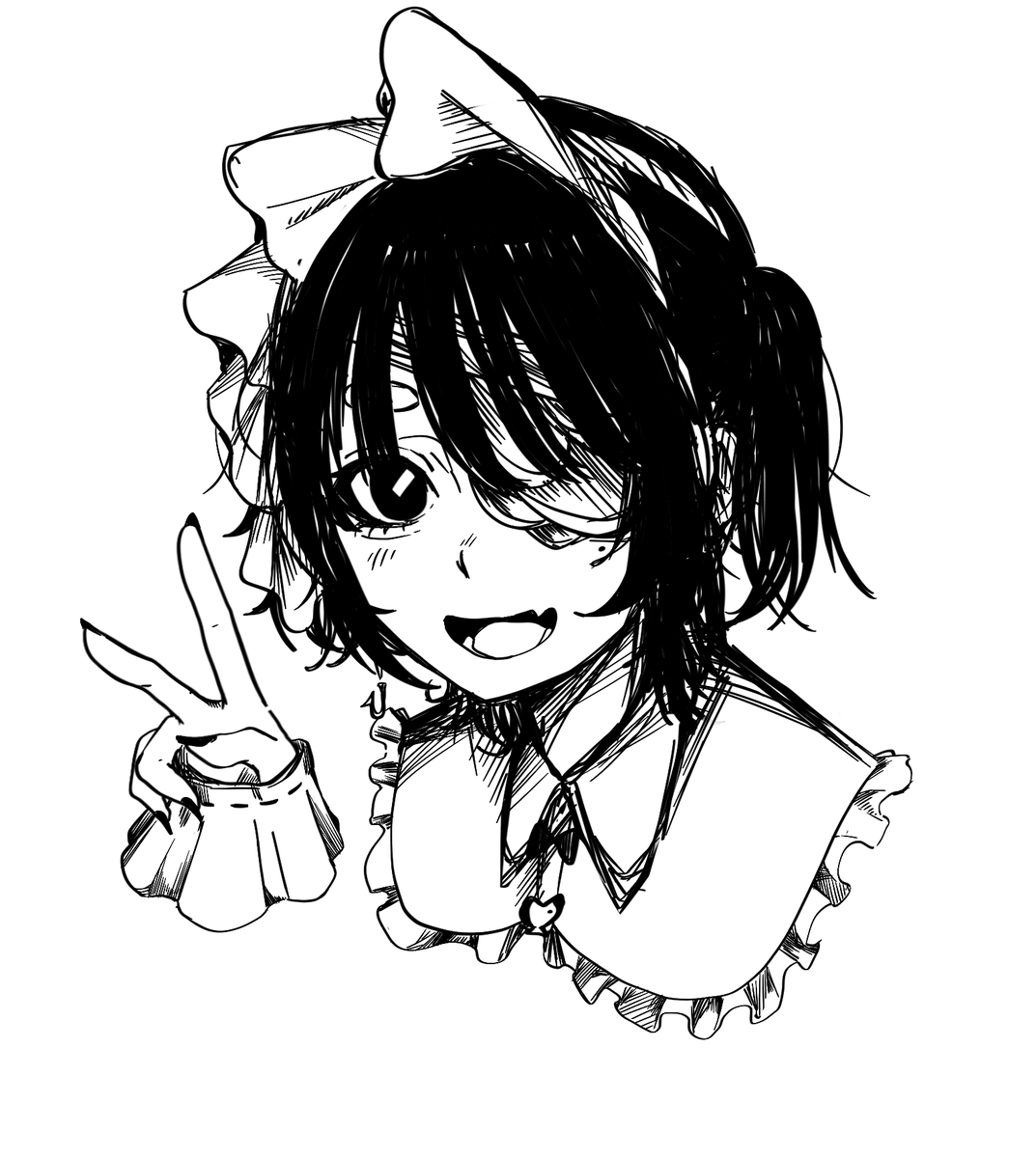 #イラスト 
✌️