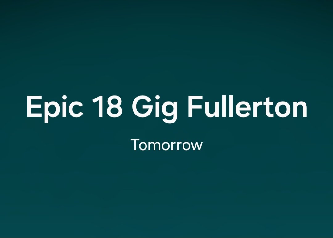 idk why you gotta remind me at 11:30pm the night before, Google Calendar, but I appreciate the enthusiasm, I'm excited too.