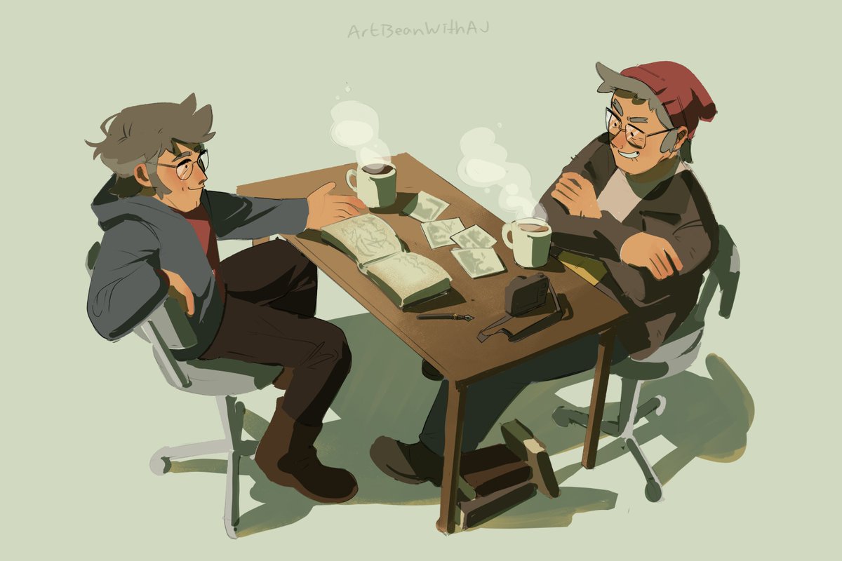 ArtBeanWithAJ1's tweet photo. The Stan twins out on adventure >:3

#gravityfalls #stanly #fordpines https://t.co/NCouEEhZze
