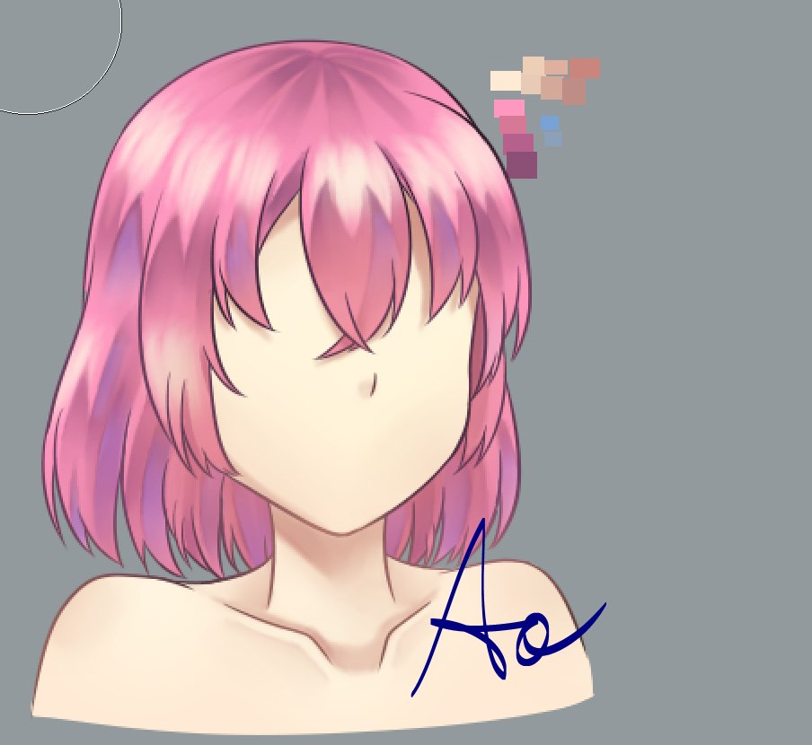 んん．．．
良くないかも。
もうすぐ他のスタイルをするかも。

Hmm.
It might not be good.
I'll do other styles soon.