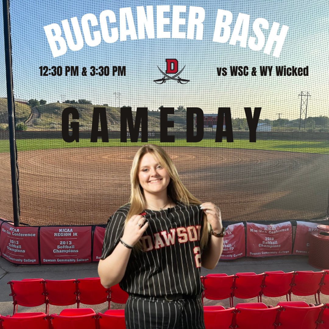 softball_dcc's tweet photo. GAMEDAY!!!!

📍 Glendive, MT
⏰ 12:30 &amp; 3:30 PM
🆚 Williston State College and Wyoming Wicked 307
📺 DCC Fall ‘24 GameChanger https://t.co/6QUfH6M75E