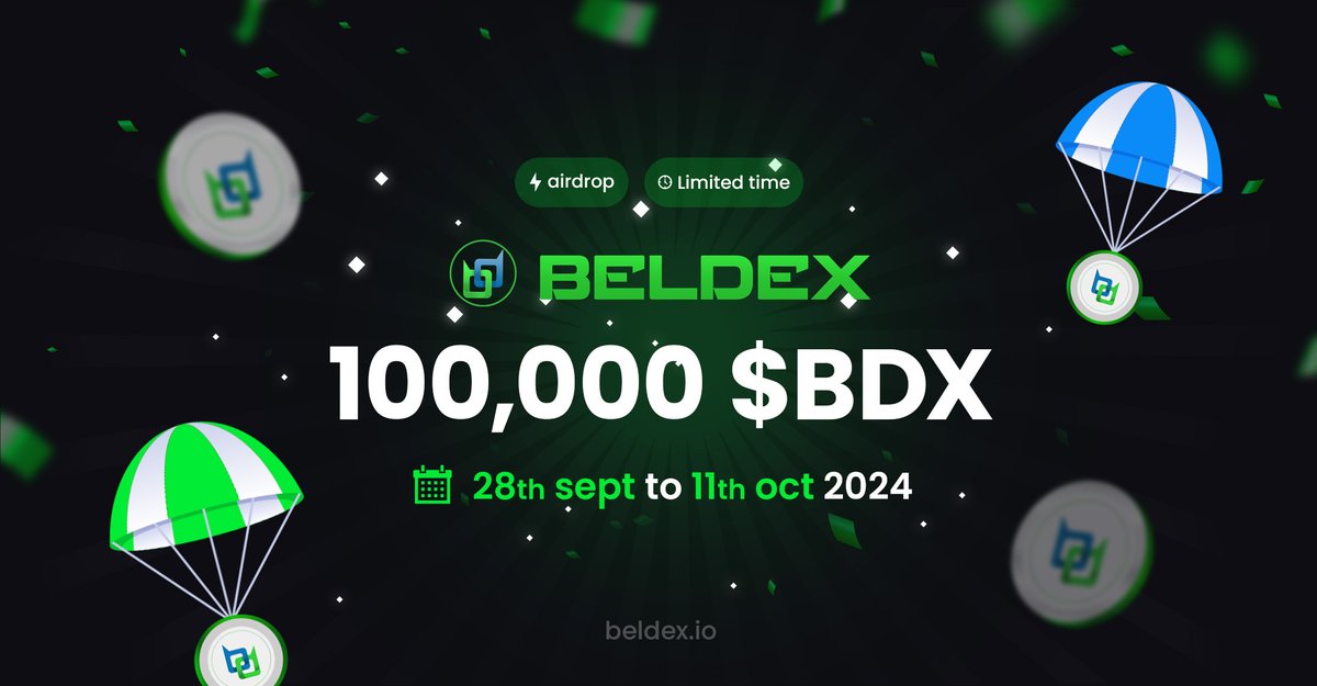 🔥 Beldex #Airdrop 

🎁 Reward: 100,000 $BDX Up for Grabs! 

💠 Join Now: intract.io/quest/66f3ecdb…

🔹 Just follow the link, complete the tasks, and claim your $BDX!

‼️ Don’t miss out! Complete simple tasks and claim your share of the 100,000 $BDX prize pool. 🚀

🗓 Airdrop