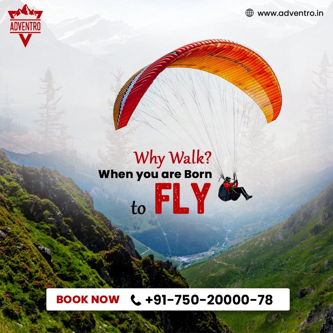 adventro_manali's tweet photo. Soar through the skies and embrace the thrill of paragliding. Adventure awaits—let's fly!
Book your adventure activity in Manali today!
Call or Book online through App - #Adventro
#Paragliding #SkyHigh #Wanderlust #OutdoorAdventures #Manali #AdventureActivities #AdventureManali https://t.co/FckvU6wcW9
