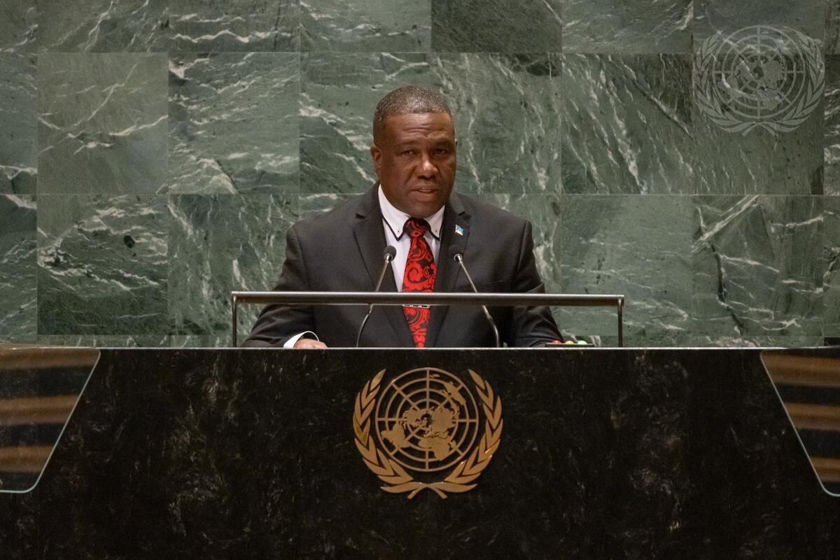 The time to put humanity first is now!

If we act together now, today, for peace, for sustainable development, for justice, no one will be left behind and there will be a better tomorrow!

Hon Alva Baptiste address at #UNGA79 can be accessed here:
gadebate.un.org/en/79/saint-lu…