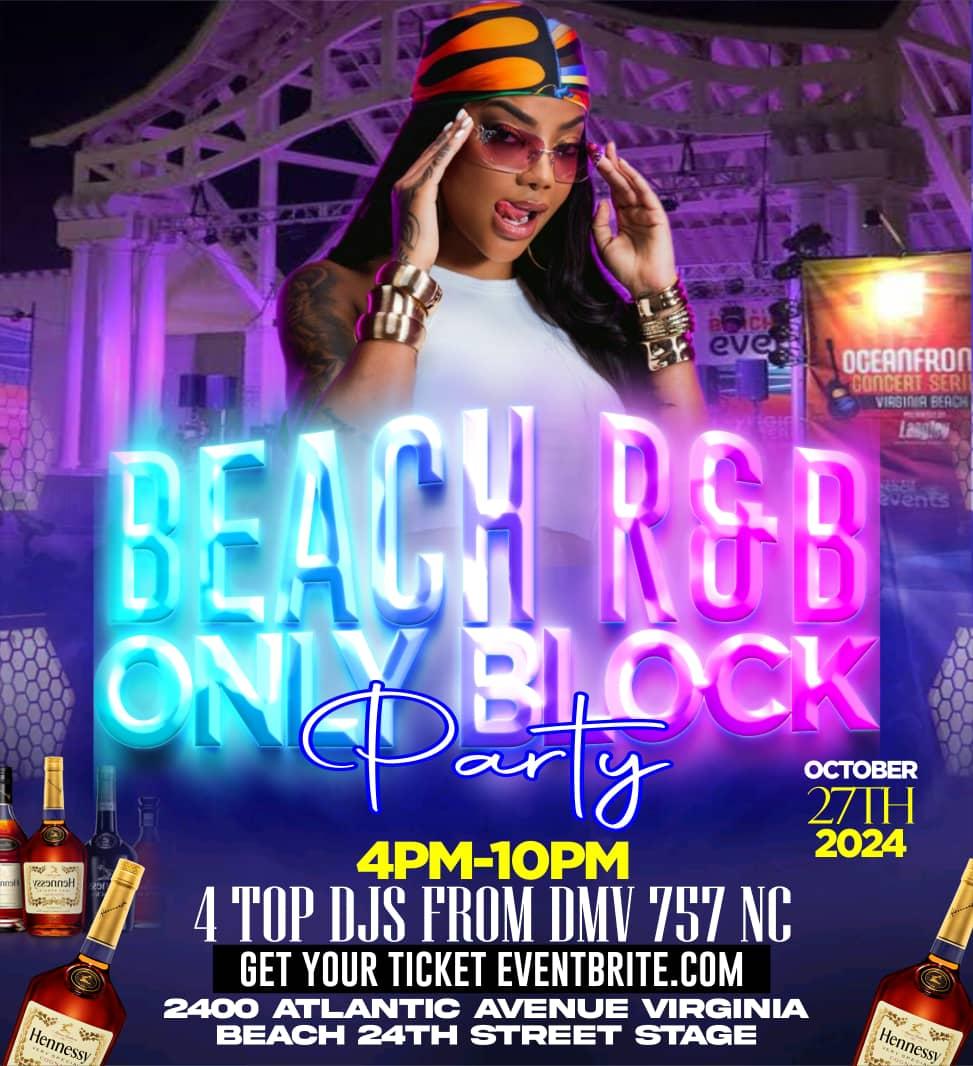 vabeachcarnival's tweet photo. GET READY FOR VIRGINIA BEACH R&amp;BEACH BLOCK PARTY 24 STREET STAGE TICKETS ON SALE https://t.co/xprObAlxQ3