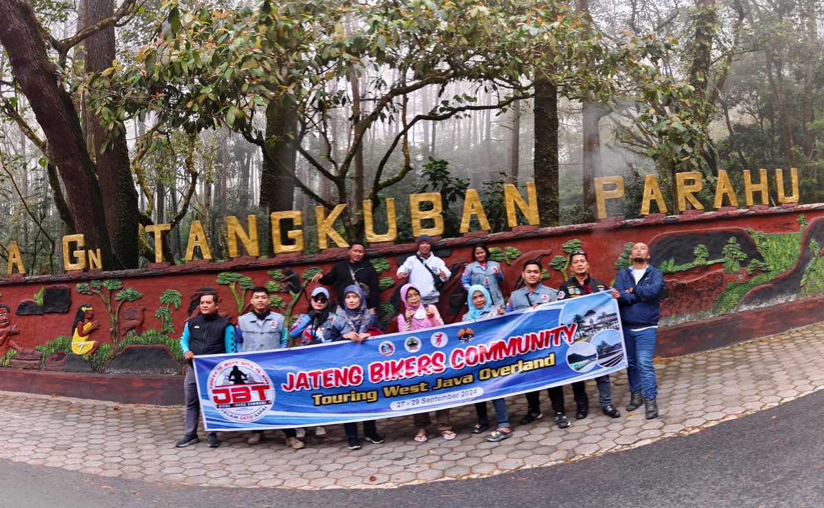 Wilujeng sumping Tangkuban perahu #SalamSatuAspal #JBT5