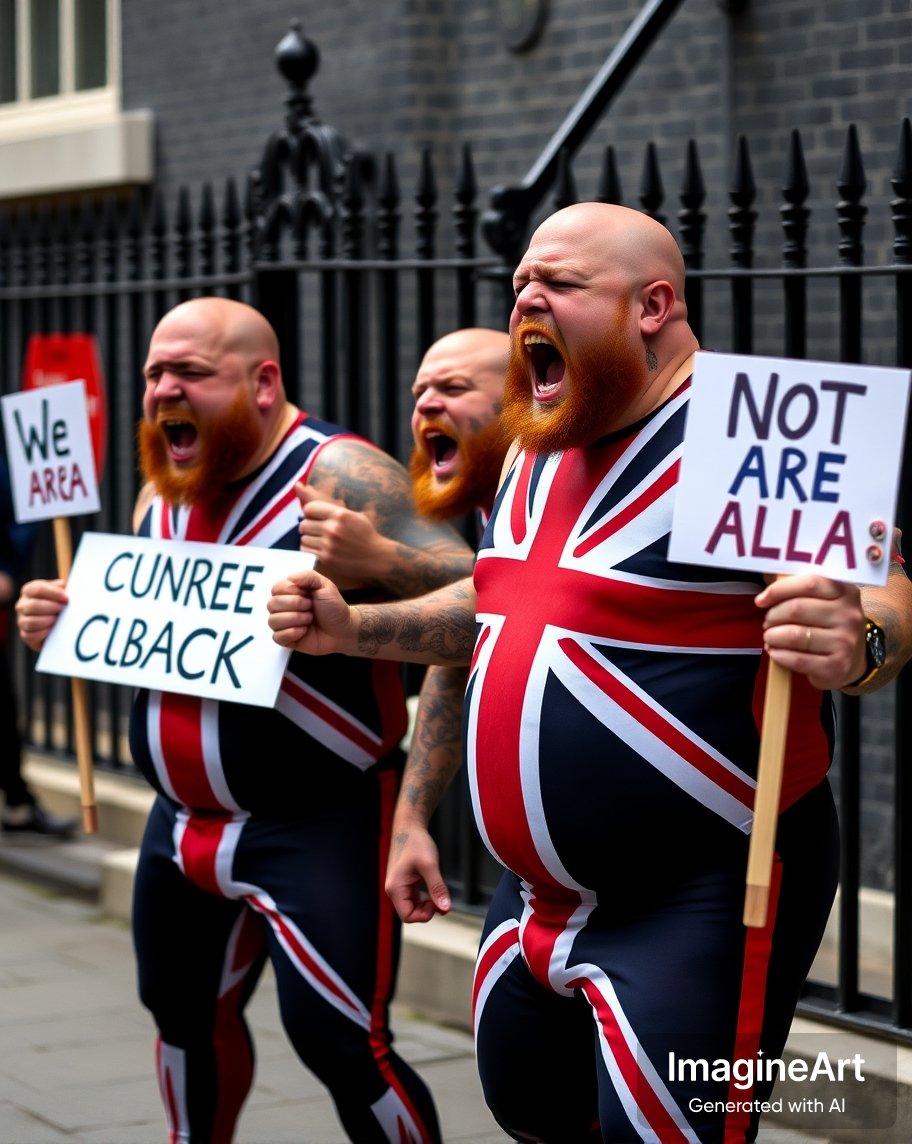 Does_FuckAll's tweet image. "We come ere to tell too tear keer that we ain't standing for it! We want are cunty back and we aint moving. We ain't done nuffink wrong!" 
#GammonMarch #October27