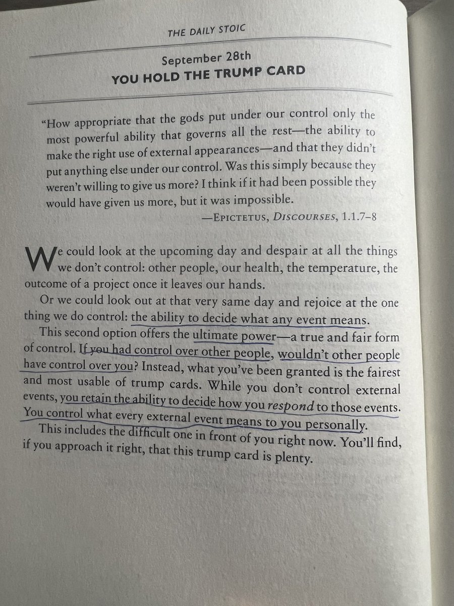 itsCoryOnX's tweet photo. Our power to decide what anything means to us…
And then what we are going to do with that…
That’s freedom.
#morningreps https://t.co/bMCaXMDkRh