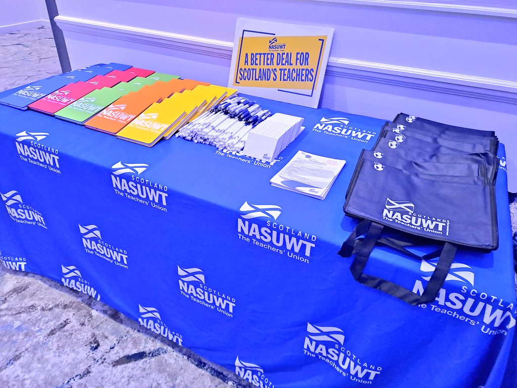 Getting all set for NASUWT Scotland Equality Conference 2024.

Looking forward to an exciting day of workshops and presentations.
#ScotEquality24
