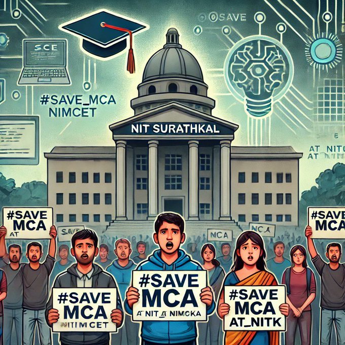 AmanVat14425868's tweet photo. I see a lot of colleges dropping MCA, like IIT Roorkee dropped it in 2014, NIT Durgapur discontinued MCA in 2019, followed by NIT Calicut and NIT Patna in 2022.
NIT Surathkal will also drop their MCA program in 2025.#SAVEMCA
#MCAMATTERS
@EduMinOfIndia
@PIB_India @AICTE_INDIA https://t.co/R2fcqsNw2q
