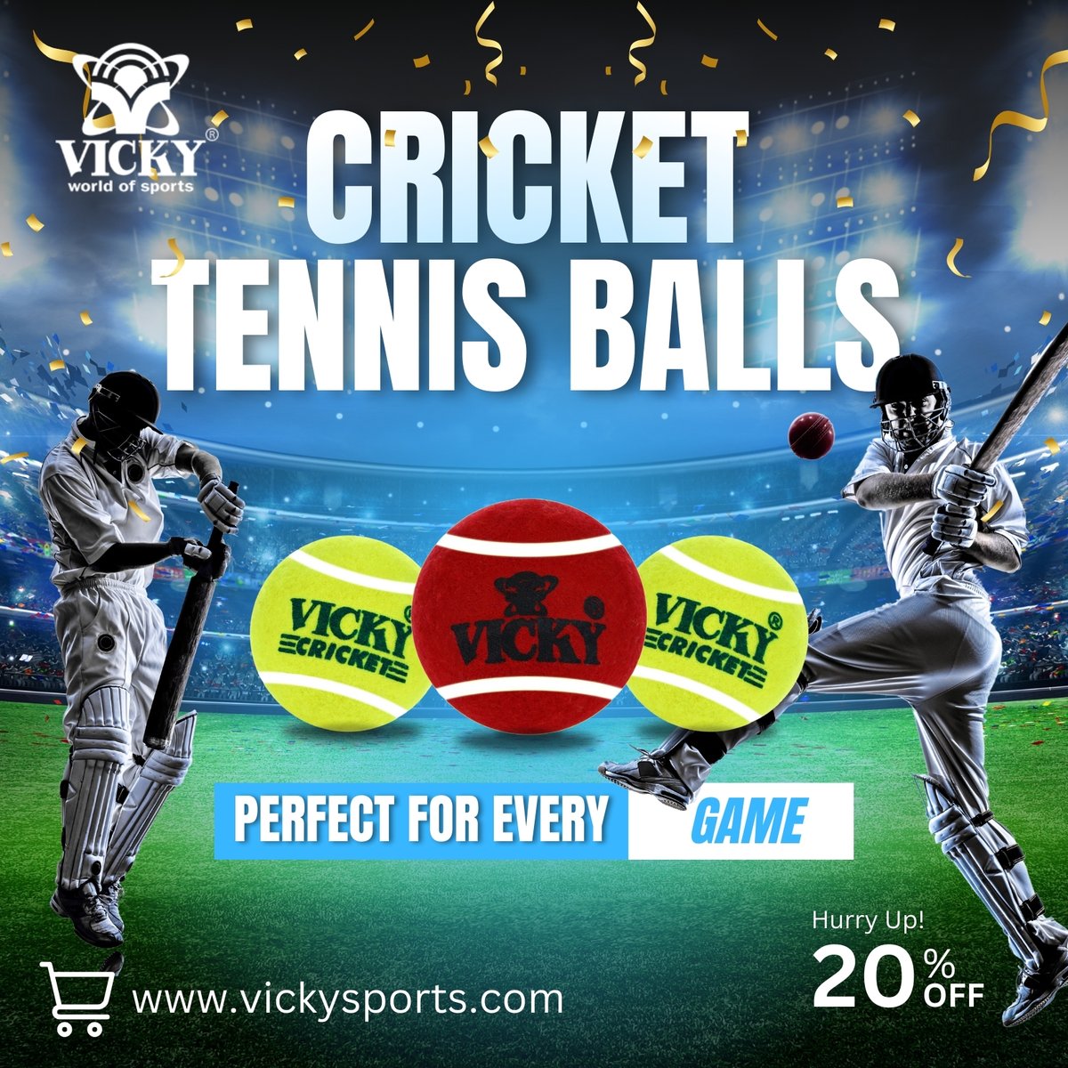 VickySportsShop's tweet photo. Take your #cricket game to the next level with a Cricket Tennis Ball from the Vicky Sports! Designed for superior #bounce and #durability, it's perfect for every #player, from beginners to pros. 🏏🔥

✅ 𝐒𝐡𝐨𝐩 𝐍𝐨𝐰: https://t.co/SURNbfJC4e

#VickySports #CricketTennisBall https://t.co/Xaj6fNbRcq