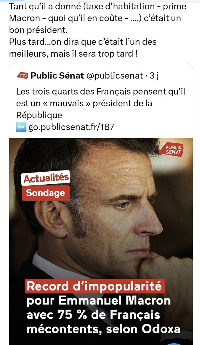 morvan29breiz's tweet image. Je soutiens le président de la république et vous ? #présidentmacron