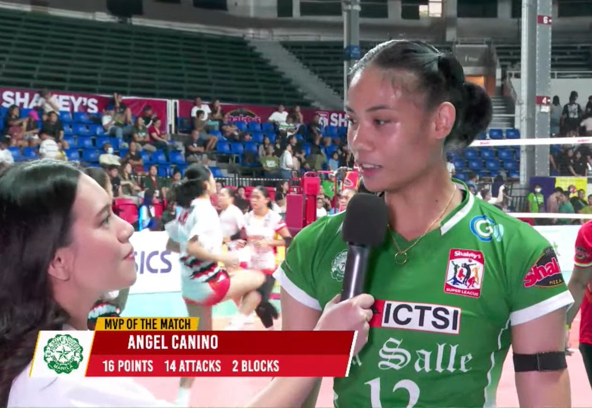 animotafts's tweet photo. angel and shevana one-two punch co-mvps of the match with these insaaaane stats 🔥🫡

congrats lady spikers!!!! https://t.co/9DRksPbEyj