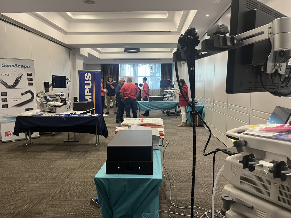 AESPANC's tweet image. ✨Preparado todo para comenzar nuestro taller práctico en patología pancreatobiliar✨
Gracias a nuestros patrocinadores.
@SonoscapeGlobal @OlympusMedEs @STEndoscopia @CookMedical @BostonScientific @IzasaMedical @CookMedical 
#AESPANC #NPC2024