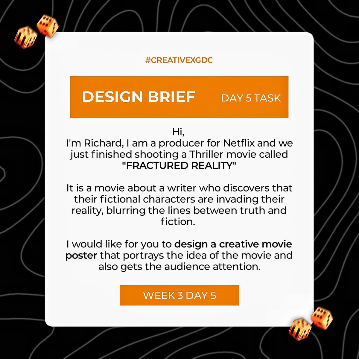 TheXEffect_'s tweet photo. I decided to run a quick one and hop on this challenge on the last day.
#creativexgdc https://t.co/Oo4O9lwRz4