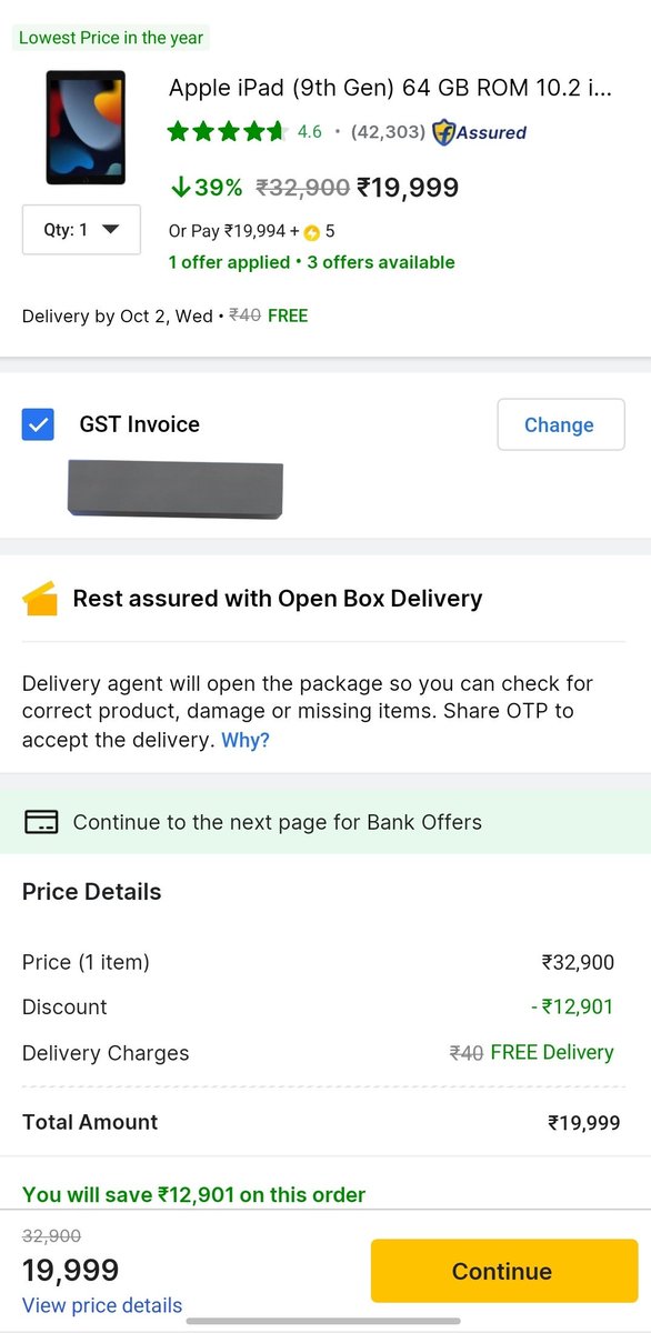 shivam8750100's tweet photo. New scam by Flipkart. Flipkart claims to do open box delivery at the time of ordering but refuse to do open box delivery at the time of delivery @Flipkart @amazonIN @GyanTherapy https://t.co/sswlpjT3Jq