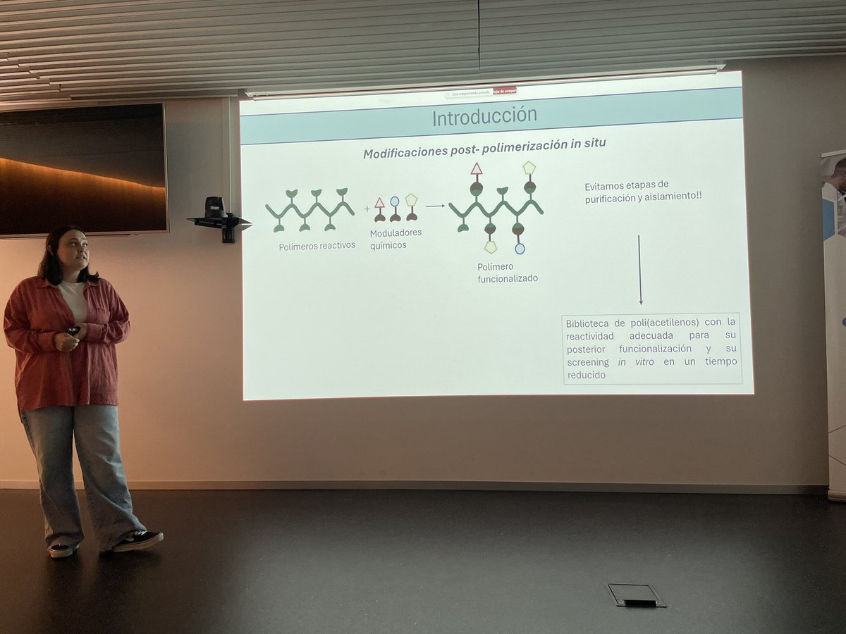 Juan Fafián-Labora (@fafian_juan) on Twitter photo <a href="/AlbaRamilBouzas/">Alba Ramil</a> from <a href="/areyric/">Ana Rey Rico</a> and #PacoTrillo's labs #G-CELL and <a href="/BioMemChem/">BioMemChem</a> , who talked about cationic polymers for transfecting mesenchymal stem cells <a href="/AlbaRamilBouzas/">Alba Ramil</a> from <a href="/areyric/">Ana Rey Rico</a> and #PacoTrillo's labs #G-CELL and <a href="/BioMemChem/">BioMemChem</a> , who talked about cationic polymers for transfecting mesenchymal stem cells