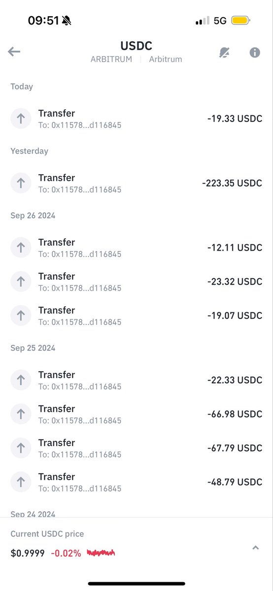 Real time #usdc spend direct from wallet on <a href="/arbitrum/">Arbitrum</a>, everywhere @mastercard is accepted, is working flawlessly.