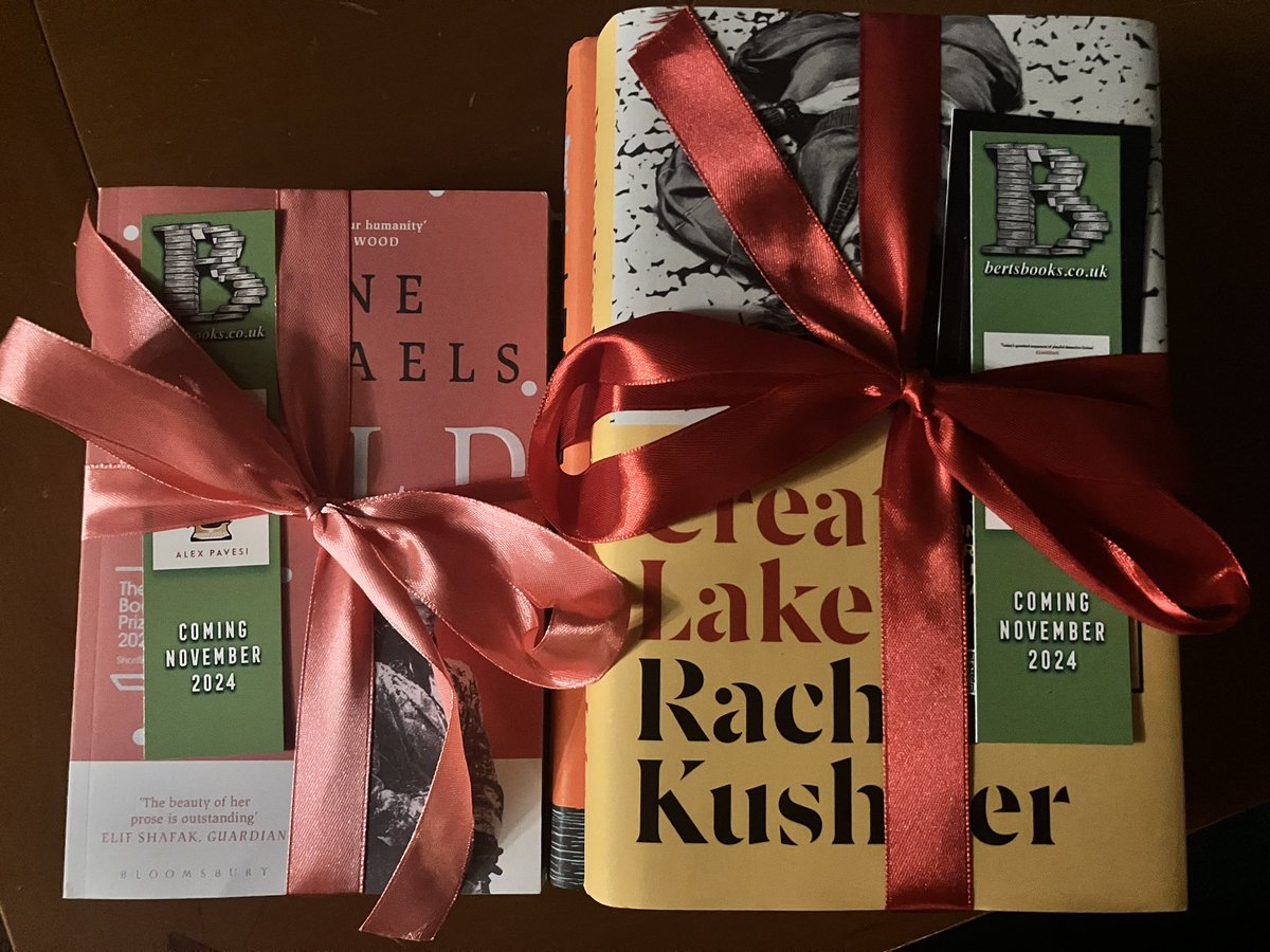 DrSabinaDosani's tweet photo. I’ve always wanted to read the whole #BookerShortlist before the prize is announced, so treated myself to the @TheBookerPrizes bundle from @bertsbooks for my upcoming big birthday 🎂. You’ll find me in the reading chair, instead of on 🐦 for a few weeks. https://t.co/ckP5Noj62L