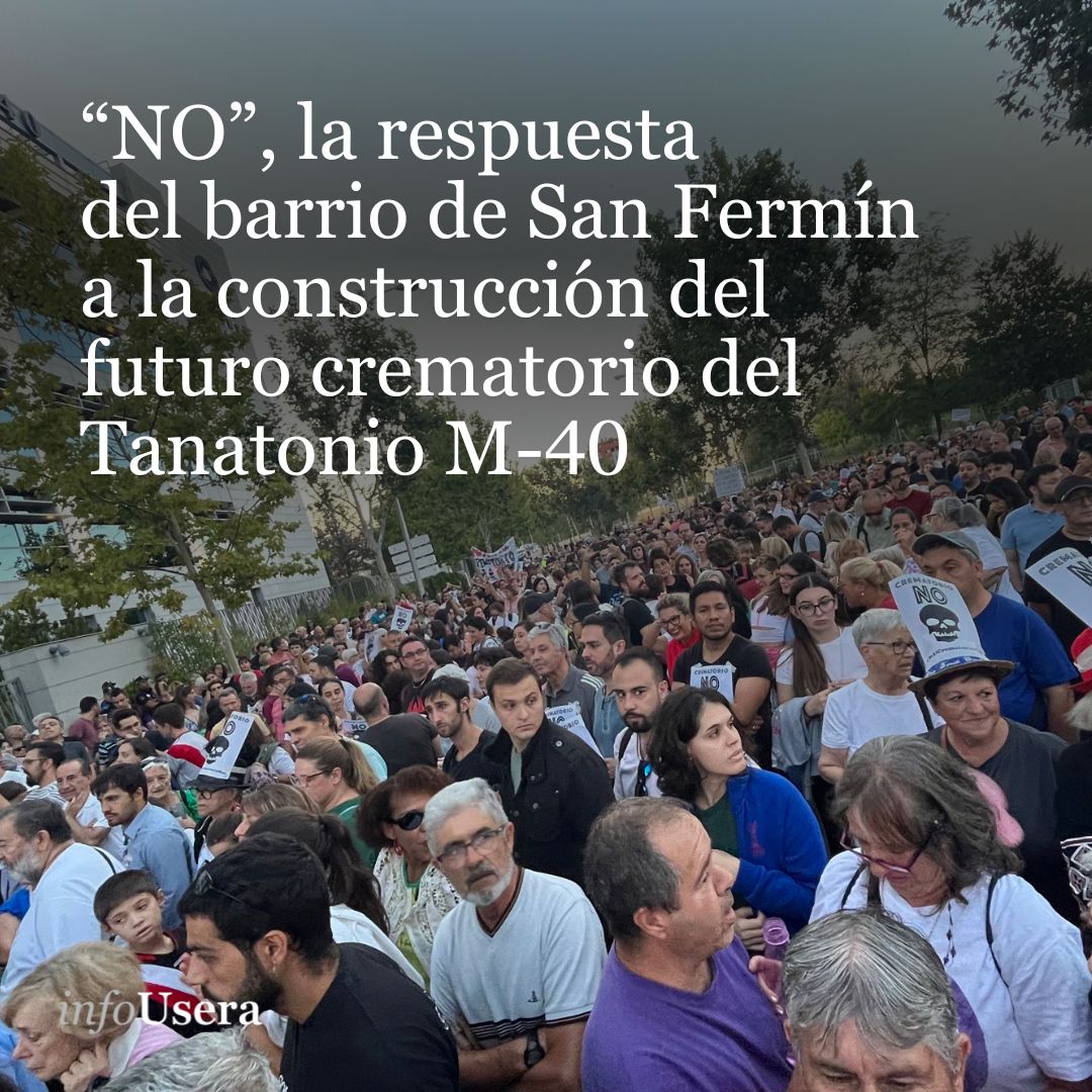 InfoUsera's tweet image. La concesión de la licencia de obra para la construcción de un crematorio en el Tanatorio de la M-40 ha vuelto a encontrar de frente el rechazo del vecindario de San Fermín y Villaverde.  

📲Leer noticia: madridciudad.es/2024/09/28/no-…