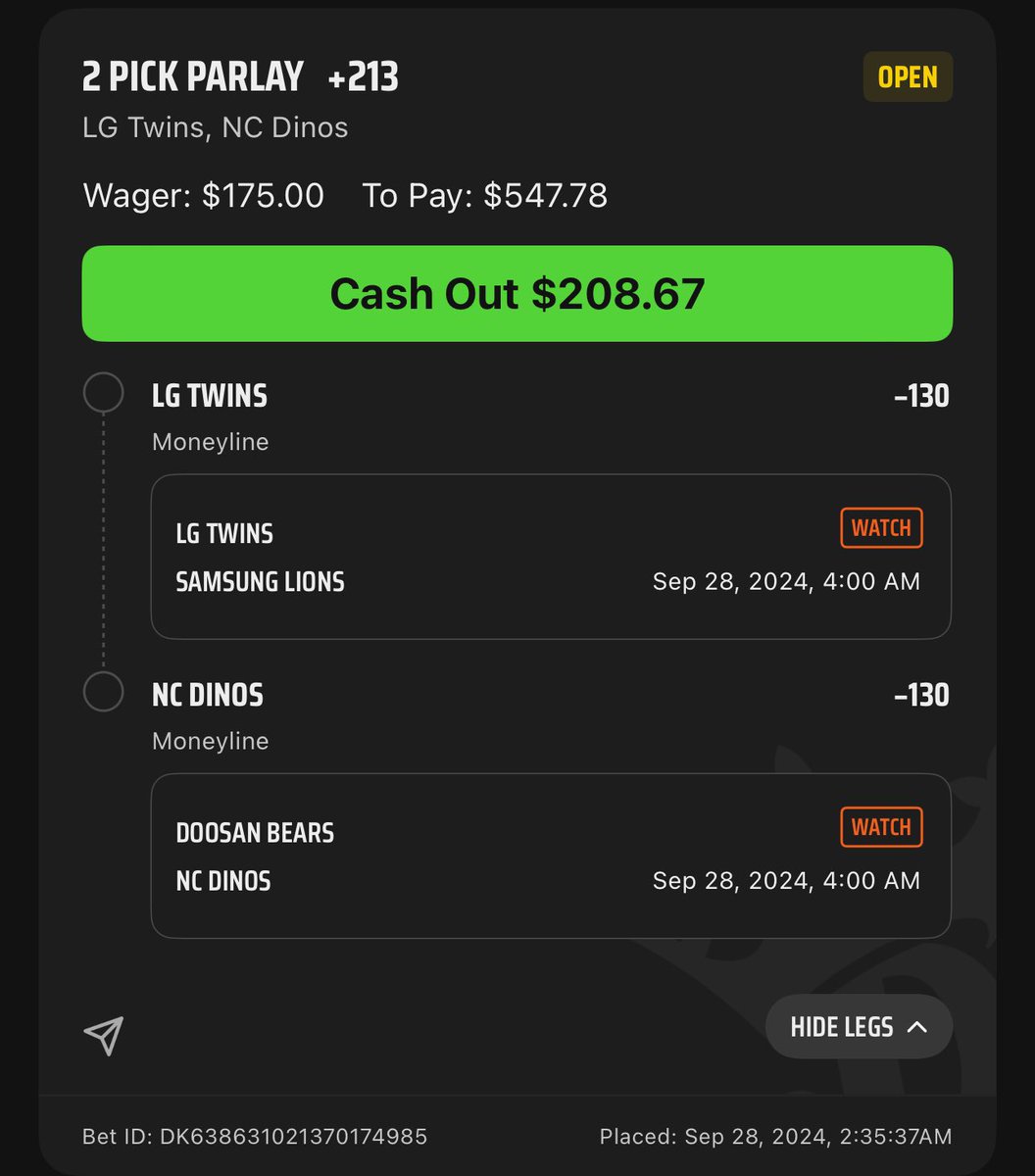 Clints_Stocks's tweet photo. Man I won’t lie if the Dino’s sell it’s cause the line got juiced so high that it made the cashout profitable 😭… idk what in the world just happen because I’ve never seen a ML jump from -130 to -245 in one hour before… something sus going on here.. Dino’s might be a trap now https://t.co/49SkEPFtnN