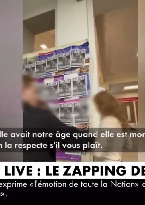 DamienRieu's tweet photo. Bonjour @ZoePebay, est-ce vous qui avez déchiré les portraits d’hommage à #Philippine affichés à #SciencesPo ? 
Merci. https://t.co/Yto7Z7JPF4