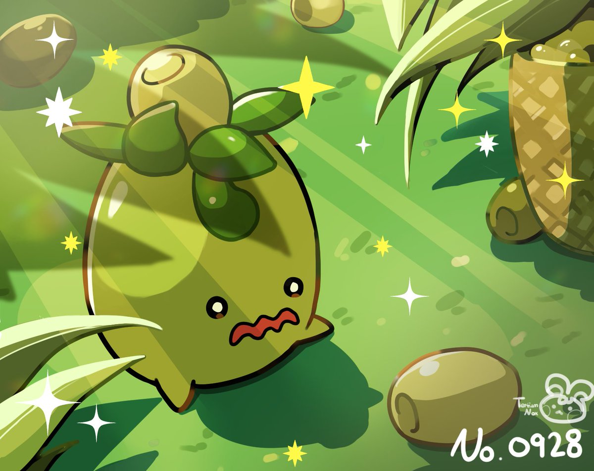 Tertium_N's tweet photo. #Pokemon #ポケモン #ポケモンイラスト 
No. 0928 ミニーブ 🌿 https://t.co/pvYR9e51SM