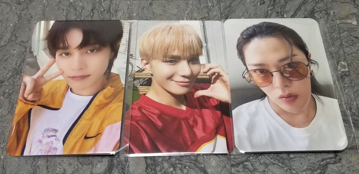 heartmarklee's tweet photo. #NCT #NCT127 #トレカ交換 希望

譲) WALK mu-mo 特典
B: テイル, ジョンウ
(ユウタ ×)

求) マーク, ジェヒョン, ドヨン, ヘチャン
RIIZE ウォンビン, アントン
(ジョンウの交換はマークのみ)

郵送での交換を希望しております。
条件が合う方いらっしゃいましたら、ご連絡宜しくお願い致します:) https://t.co/6qzkFh7iTT