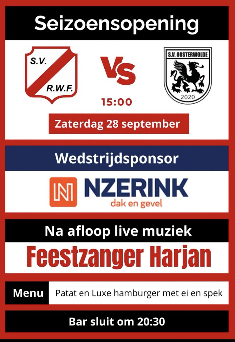 Speler van de maand september! 🏆 

Vandaag debuut in de 1e (thuis)competitiewedstrijd 🔴⚪️