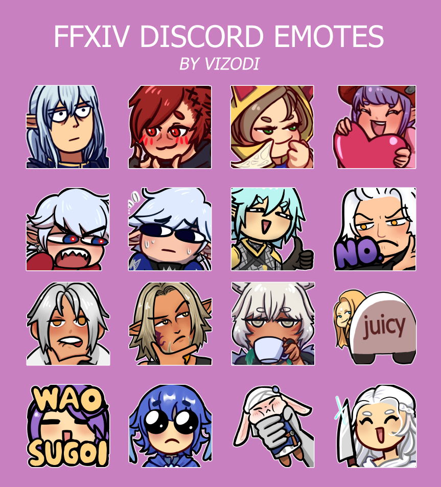 ☕️FFXIV EMOTES ARE NOW ON MY KO-FI SH0P!!☕️

I illustrated these for the LunarCon server during their 2021 &amp; 2022 events. 

THEY'RE FREE FOR YOUR PERSONAL USE. 

You can pay at least $0 on my Ko-fi to download the .zip file.

🔗Link to sh0p down in the replies ⬇️