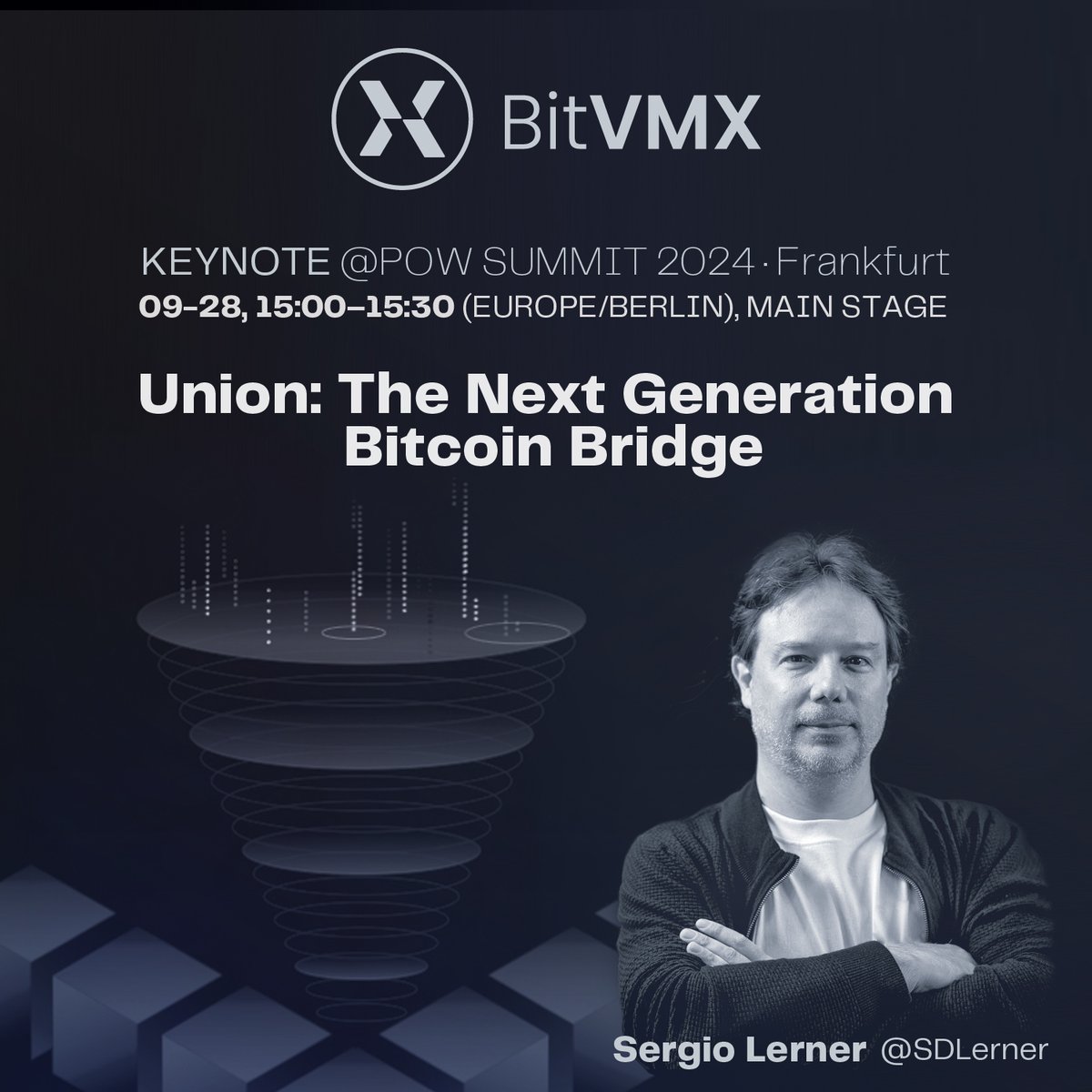 FairGateLabs's tweet photo. Make sure not to miss @sdlerner's talk at #POWSummit2024

Something big is coming, and it's almost here!

👉 https://t.co/tSAuBRtYvV

 #BitcoinBridge #Fairgate #BitVMX https://t.co/vNZaQPBiZ7