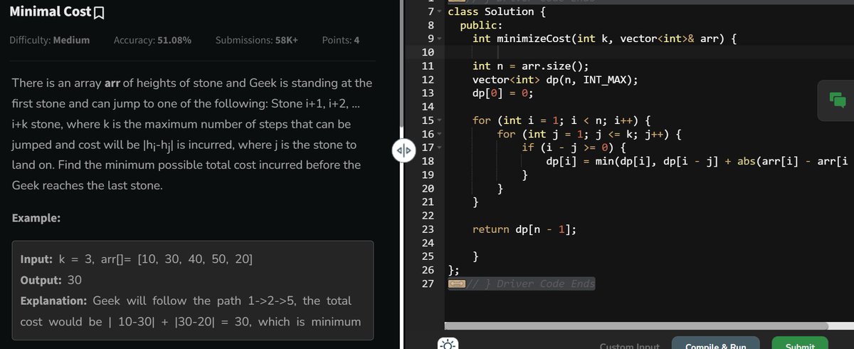 Pprratikk's tweet image. Day 17 of 21 days coding challenge
@geeksforgeeks
@DeutscheBank
#21DaysOfCoding #CodingChallengeg #LearnToCode #GeekForGeeks #ING #DeutscheBank #geekstreak2024