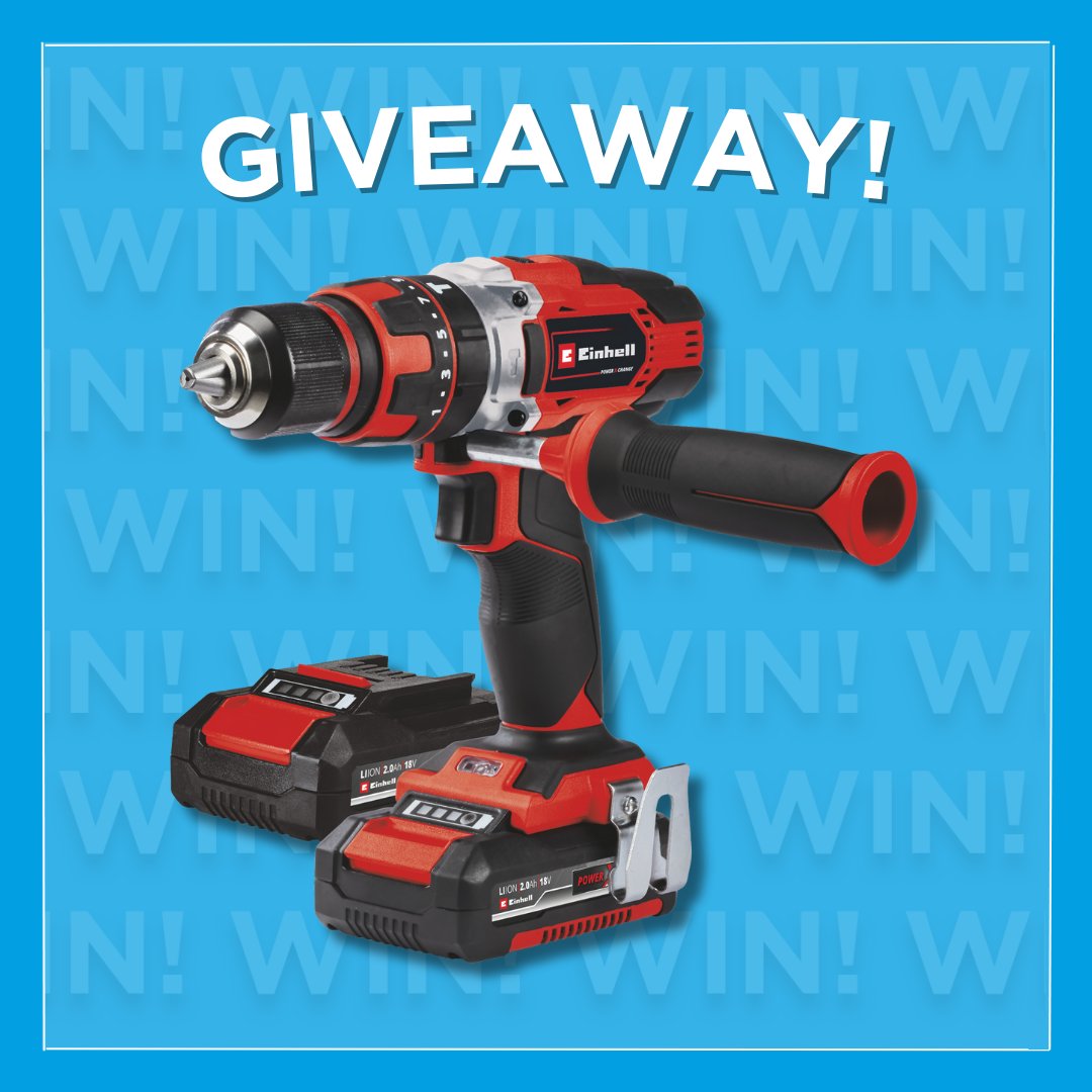 💪GIVEAWAY TIME💪

Win this EINHELL Power X-Change Combi Drill!!

For the chance to win, simply:
1. Let us know what project you need this drill for
2. Follow <a href="/LeylandSDM/">Leyland</a>

T&amp;Cs apply - bit.ly/47IiL2l

#WIN #Giveaway
