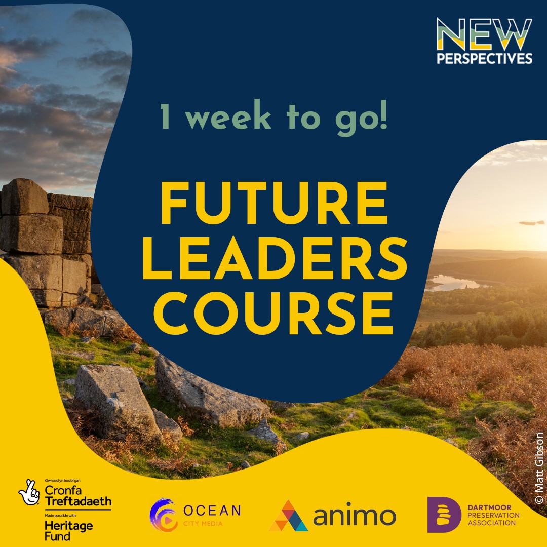 Just one week to go before we head to Dartmoor for our Future Leaders Residential with @campaign4parks.

Inspiring the next generation of National Park change-makers, we've got an amazing weekend ahead.

Thanks to @heritagefunduk @ocean_city_media and @animoleaders