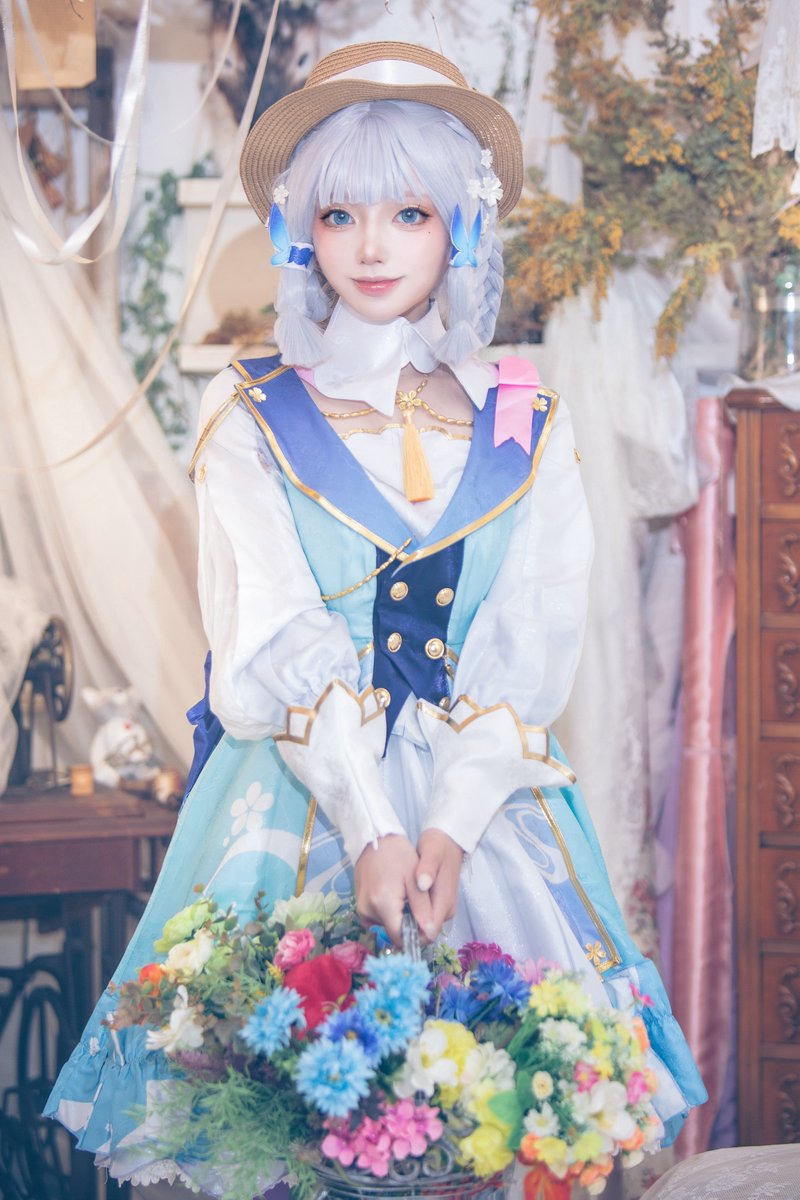 nyam_nyamGo's tweet photo. *cosplay   コスプレ                                   
【原神 Genshin ✧ 神里綾華】        

photo➤(@asmariru)       
#KamisatoAyaka 
#神里綾華生誕祭2024 https://t.co/fB883p6Y4s