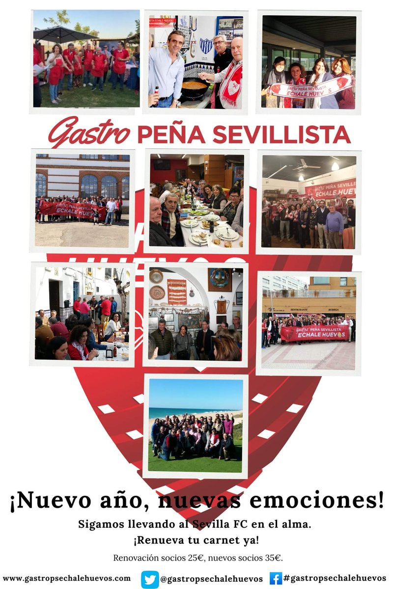 Nueva temporada 24-25. ¡Nuevo año, nuevas emociones! Renueva o únete a nosotros y disfruta de comidas, viajes, ver al Sevilla FC y muchas más actividades. Con tu renovación o alta, ¡llévate este altavoz bluetooth de regalo!
Cuenta: ES3000815291110001217932 (nombre en el concepto)
