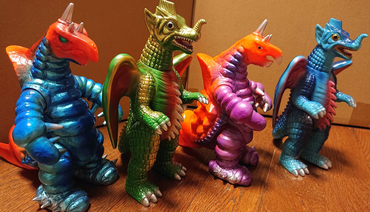 ブルマァク/カメレキング ソフビ ブルマァク最新作として『ウルトラマンA』登場の「超獣カメレキング