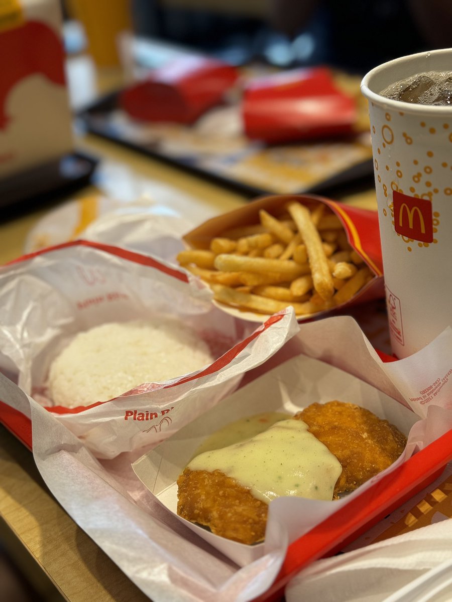 やっぱりマクドナルドは白飯だよね😋