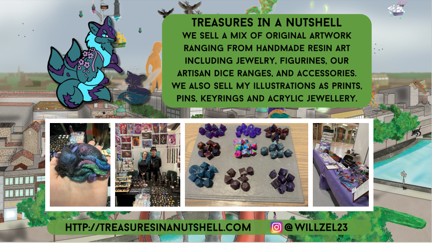 Octocon's tweet photo. Tabling at #Octocon2024 will be Treasures in a Nutshell. Be sure to check out their excellent jewellery, pins, keyrings and more!
https://t.co/KQ11f3qS9u
#Octocon #Crafts #AcrylicCrafts #Fantasy #SciFi #ScifiConvention #ScienceFiction https://t.co/AzcW4qClVv