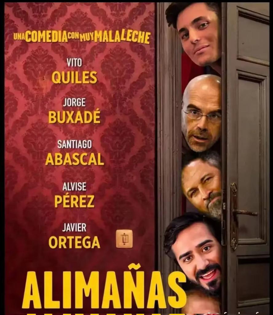 Gran obra teatral. Sus protagonistas viven del cuento <a href="/vitoquiles/">Vito Quiles 🇪🇸</a> , <a href="/Jorgebuxade/">Jorge Buxadé</a> , <a href="/Santi_ABASCAL/">Santiago Abascal 🇪🇸</a> y <a href="/Alvise_oficial_/">Alvise Pérez</a> protagonizan esta pantomima, esta comedia. Dado la burrefacción de la sociedad, el éxito está asegurado