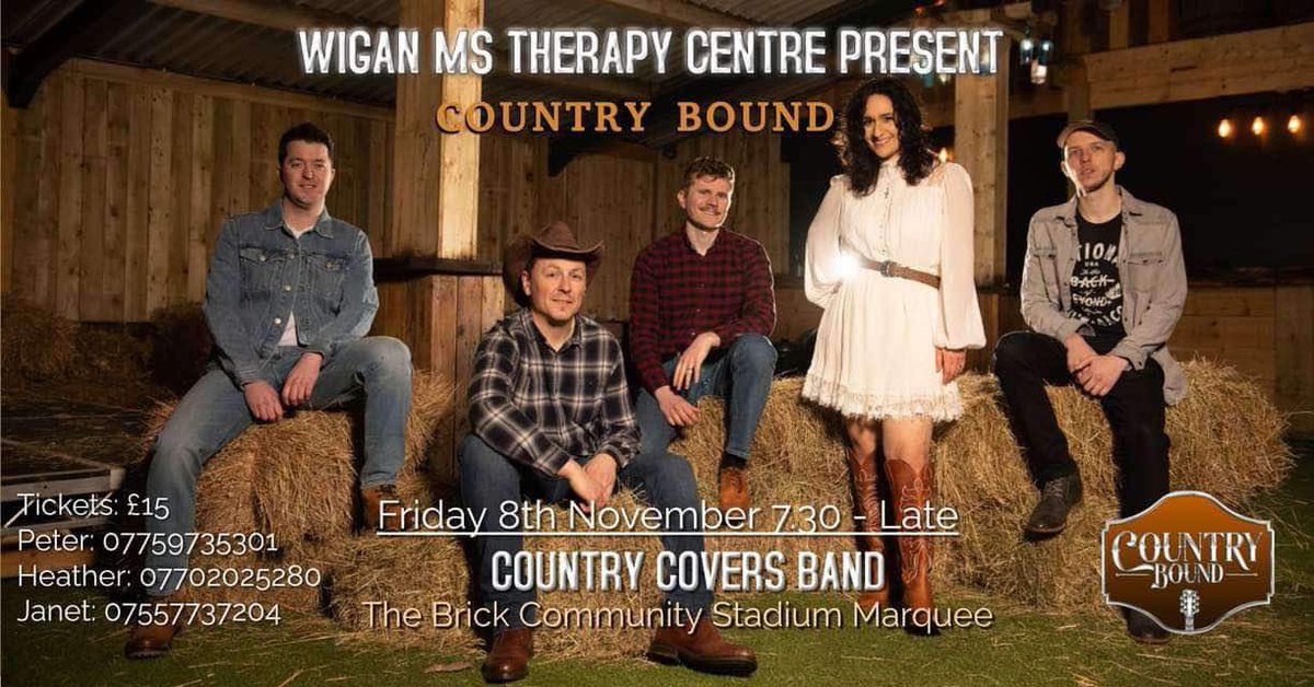 Last remaining tickets available for our country night at <a href="/WiganStadium/">The Brick Community Stadium</a>. Don’t miss out, give us a shout for your tickets 🤠