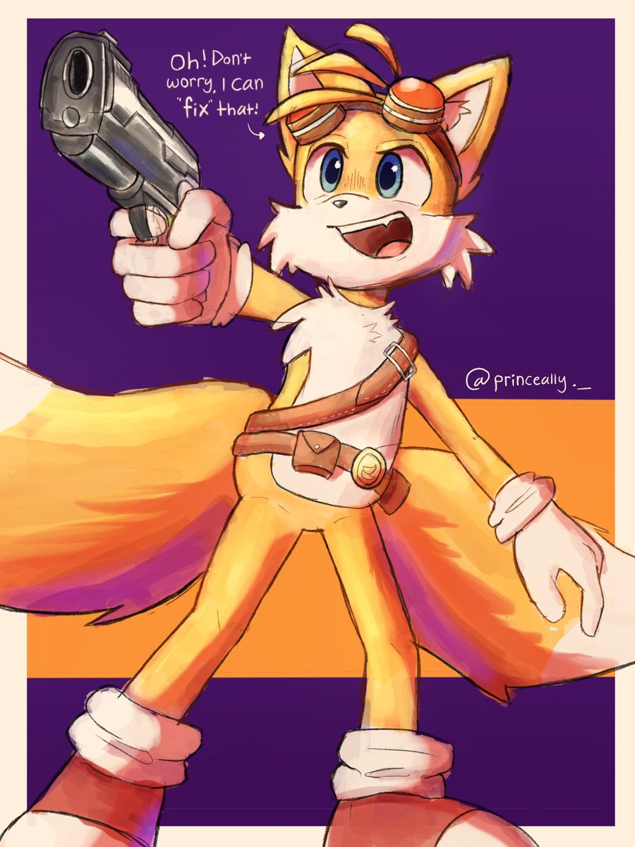 ItsKZPR's tweet photo. gun 🔫

#Tails #TailsTheFox https://t.co/Q2u1RRjFsV