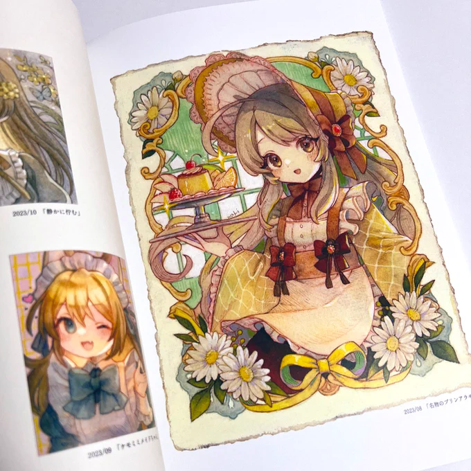 無事届いたので告知ですが新しい作品集が出ます個展で販売後、通販予定になりますー!どうぞよろしくお願い致します 
