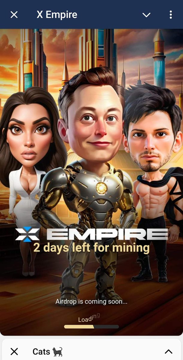sohailsafdar_'s tweet photo. Two days to go for #X empire stop sleeping 😴

#XEmpire Daily #Combo + Riddle + Rebus

Today's profitable tools are:

1. Hamster Breeding. 
2. OnlyFans Models.
3. Gold Mining Tools.

💵Investments

Riddle of the day:  Key

📹 Video codes: 

Episode 51: 37251
Episode 52: 61152 https://t.co/xFr1wxmuvY