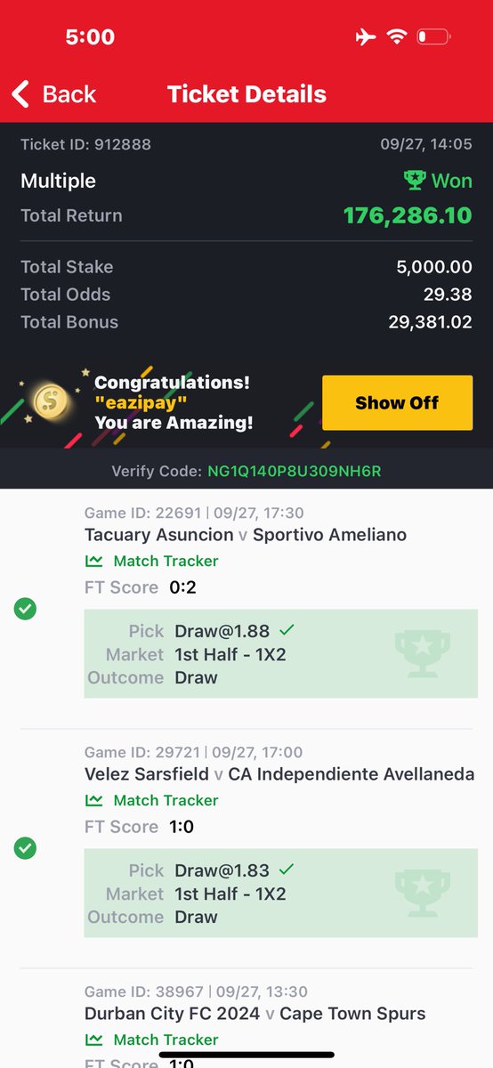 Boom 💥 
Boom 💥 
Boom 💥 

Stake power for today don sure 👍