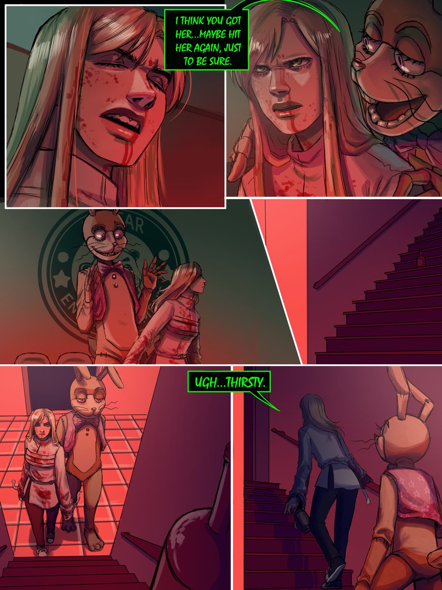 intomadnessfnaf's tweet photo. FNAF: Into Madness
Issue 4: Voicemail
Page 25-28
Written by:@Jvb0804
Illustrations:@BillyBubone
#FNAF📷 #fnafsecuritybreach #glitchtrap #VanessaFNAF #webcomics https://t.co/AceyaMw5cy