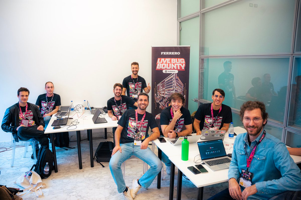 yeswehack's tweet image. 🍫🍬 We’ve just kicked off Italy’s first-ever #LiveHackingEvent with #Ferrero! Bug hunters at #RomHack2024 have until 10pm to dig into Ferrero&apos;s systems. Follow the leaderboard 👉 event.yeswehack.com/events/romhack…

#BugBounty @cybersaiyanIT