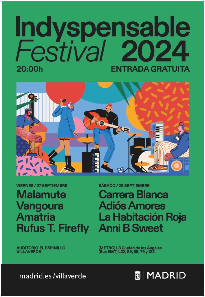 italaurita's tweet photo. Festival #indyspensable, el festival de Villaverde que es mejor que otros de allí. https://t.co/tjQf9Pgkco